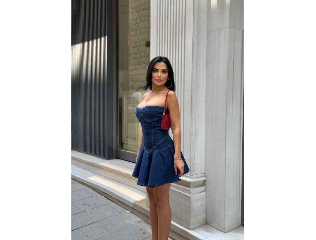 Comfort Likra Denim Jean Dress Comfort Likra Denim Jean Dress