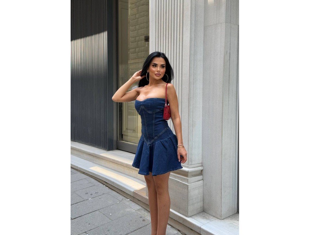 Comfort Likra Denim Jean Dress Comfort Likra Denim Jean Dress