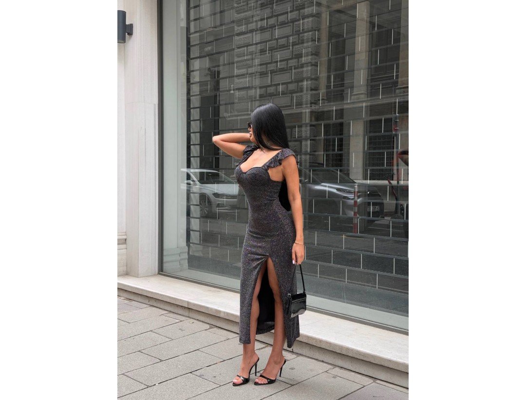 Buzy Fabric Işıltılı Elbise Buzy Fabric Işıltılı Elbise